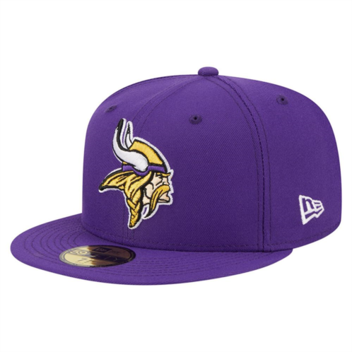 Mens New Era Purple Minnesota Vikings Main 59FIFTY Fitted Hat