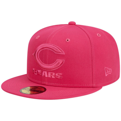 Mens New Era Pink Chicago Bears Color Pack 59FIFTY Fitted Hat