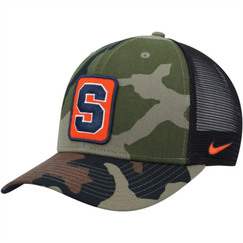 Nitro USA Mens Nike Camo/Black Syracuse Orange Classic99 Trucker Snapback Hat