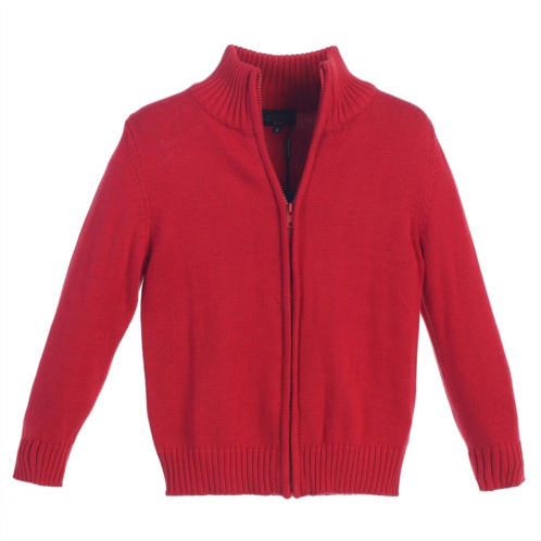 Gioberti Boys Knitted Full Zipper 100% Cotton Cardigan Sweater