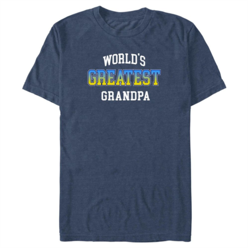 Unbranded Big & Tall Worlds Greatest Grandpa Graphic Tee