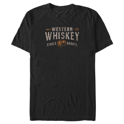 Unbranded Big & Tall Western Whiskey Single Barrel Graphic Tee
