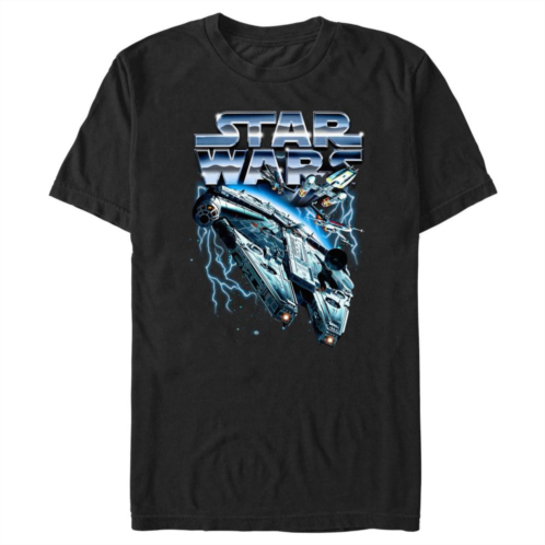 Licensed Character Big & Tall Star Wars Spaceships Graphic Tee