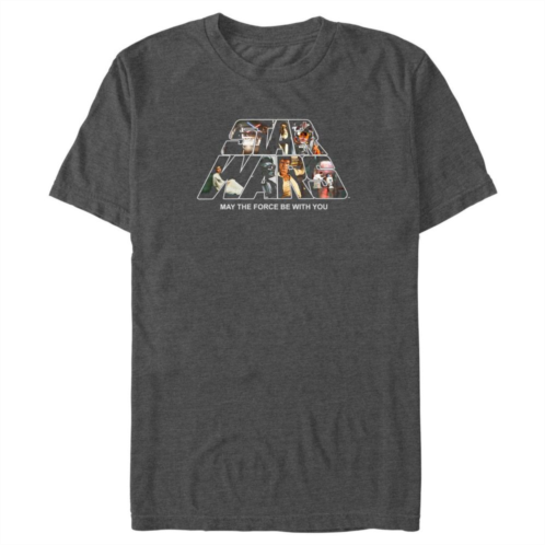 Licensed Character Big & Tall Star Wars May The Force Be With You Graphic Tee