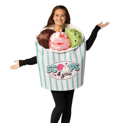 RIP Costumes Icecream Container Halloween Costume, Adult One Size