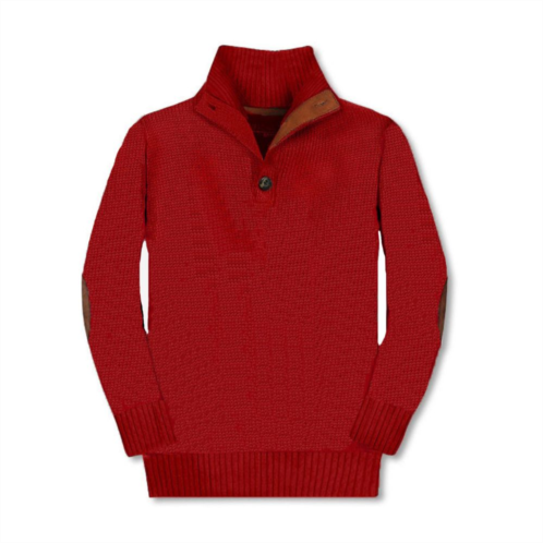 Gioberti Boys 100% Cotton Button Down Collar Knitted Pullover Sweater