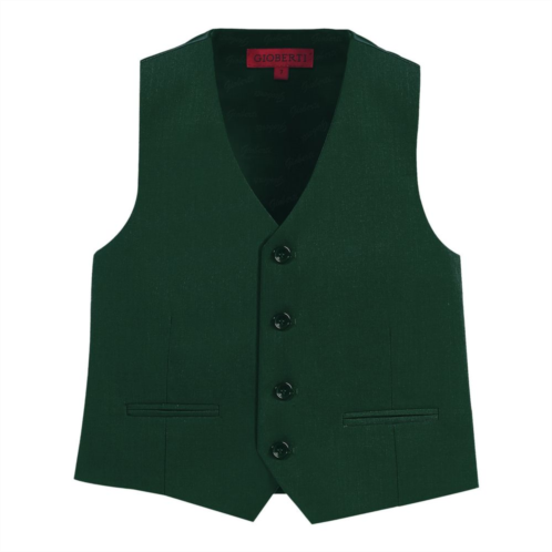 Gioberti Boys 4 Button Formal Suit Vest