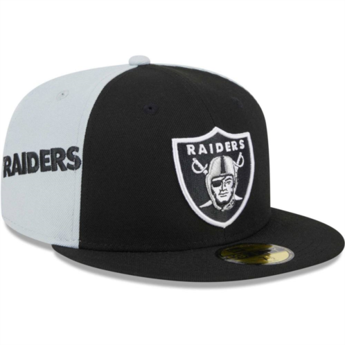 Mens New Era Black Las Vegas Raiders Gameday 59FIFTY Fitted Hat