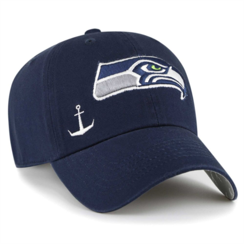 Unbranded Womens 47 College Navy Seattle Seahawks Confetti Icon Clean Up Adjustable Hat