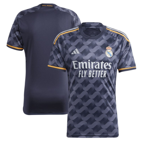Unbranded Mens adidas Navy Real Madrid 2023/24 Away Replica Jersey