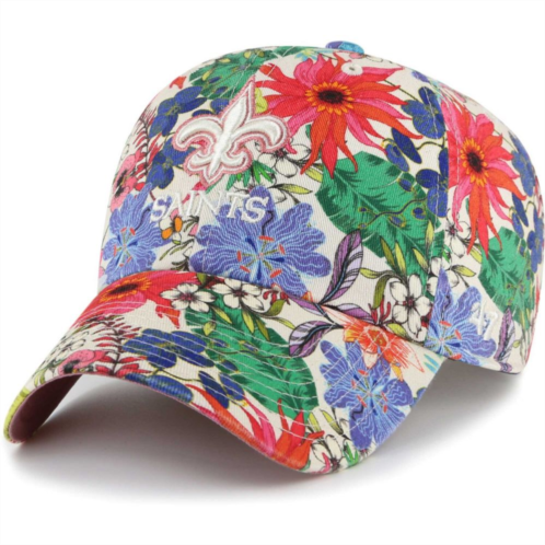 Unbranded Womens 47 Natural New Orleans Saints Pollinator Clean Up Adjustable Hat