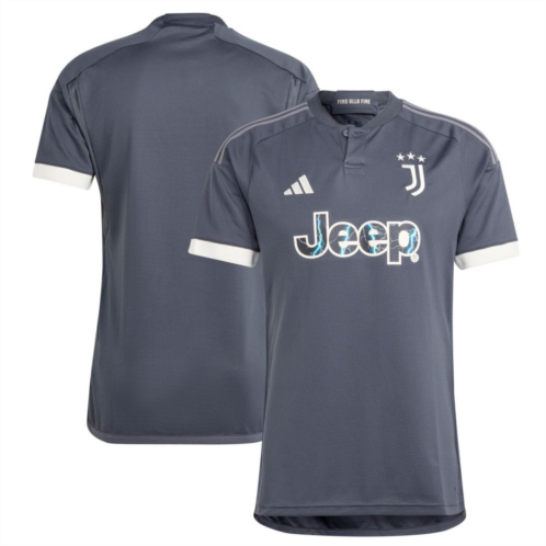 Unbranded Mens adidas Gray Juventus 2023/24 Third Replica Jersey
