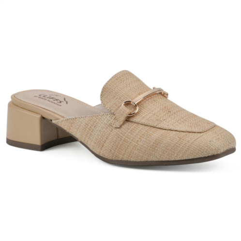 Cliffs by White Mountain Quin Womens Heeled Mules