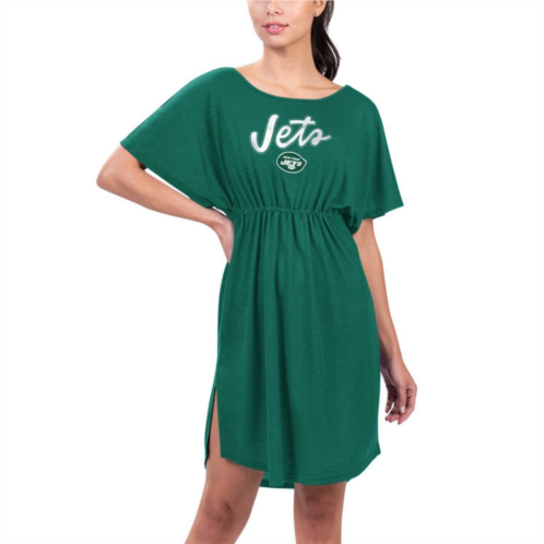 Womens G-III 4Her by Carl Banks Green New York Jets Versus Swim Coverup