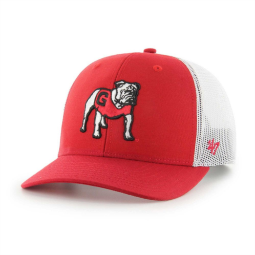 Unbranded Mens 47 Red Georgia Bulldogs Trucker Adjustable Hat