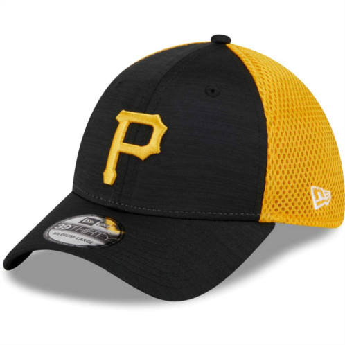 Mens New Era Black Pittsburgh Pirates Neo 39THIRTY Flex Hat