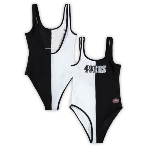 Womens G-III 4Her by Carl Banks Black San Francisco 49ers Last Stand One-Piece Swimsuit
