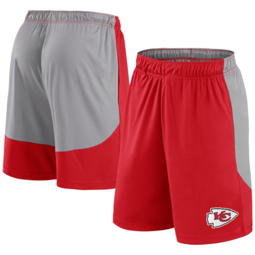 Unbranded Mens Fanatics Branded Red Kansas City Chiefs Big & Tall Team Logo Shorts