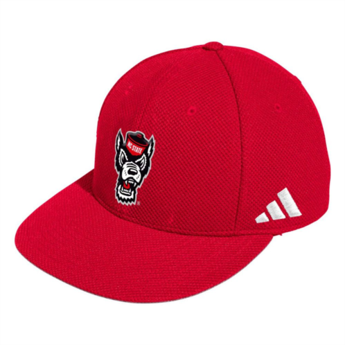 Unbranded Mens adidas Red NC State Wolfpack On-Field Baseball Fitted Hat