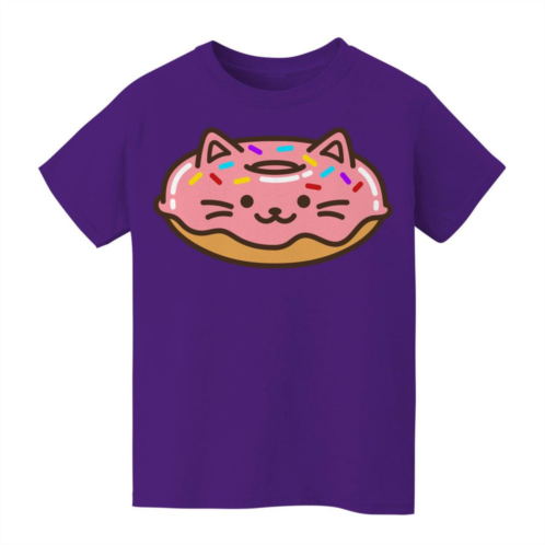 Kids 8-20 Colab89 by Threadless Donut Cat Graphic Tee