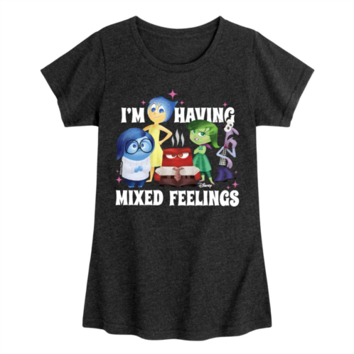 Disney / Pixars Inside Out Girls 7-16 Mixed Feelings Graphic Tee