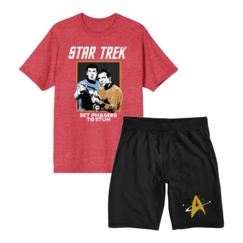 Licensed Character Mens Star Trek Original Pajama Top & Pajama Bottom Set