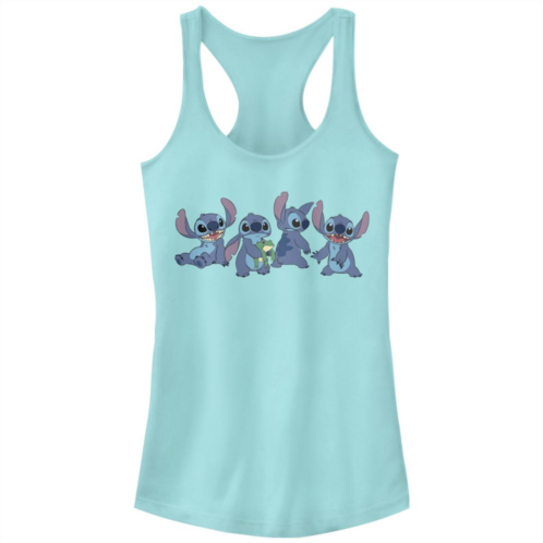 Disneys Lilo & Stitch Four In Line Stitch Racerback Graphic Tank Top