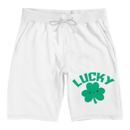 Licensed Character Mens St. Patricks Day Lucky Clover Sleep Shorts