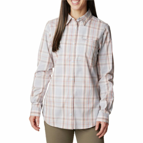 Womens Columbia Anytime Long Sleeve Button-Up Shirt
