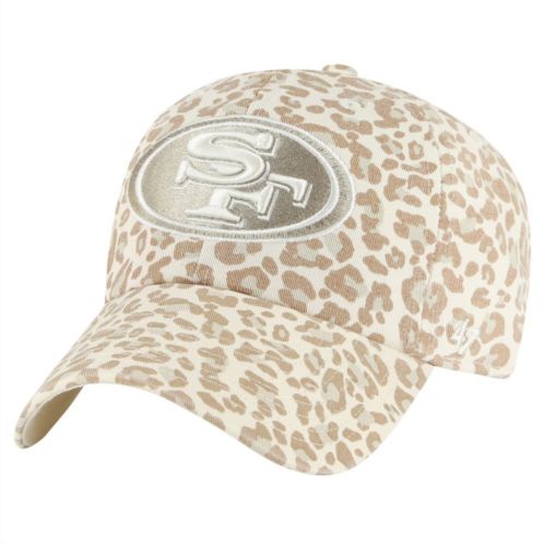 Unbranded Womens 47 Natural San Francisco 49ers Panthera Clean Up Adjustable Hat