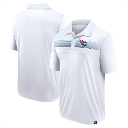Unbranded Mens Fanatics Branded White Tennessee Titans Victory For Us Interlock Polo