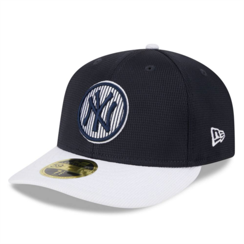 Mens New Era Navy New York Yankees 2024 Batting Practice Low Profile 59FIFTY Fitted Hat