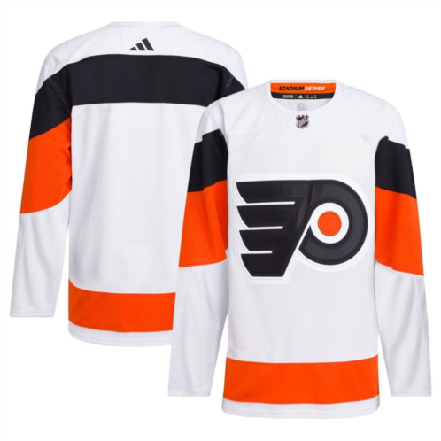 Unbranded Mens adidas White Philadelphia Flyers 2024 NHL Stadium Series Primegreen Authentic Jersey