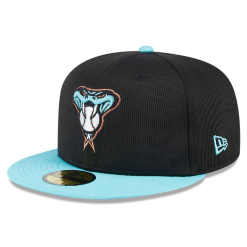 Mens New Era Black Arizona Diamondbacks 2024 Batting Practice 59FIFTY Fitted Hat