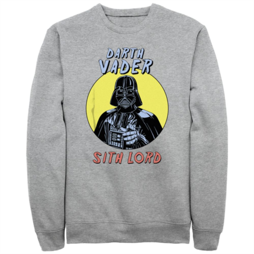 Licensed Character Mens Star Wars Darth Vader Sith Lord Graphic Fleece