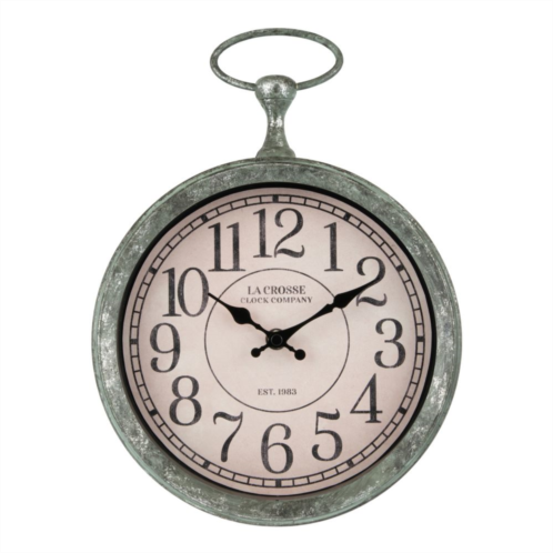 La Crosse Technology Clock 9-in. Pocket Watch Quartz Analog Wall Clock