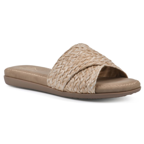 Cliffs by White Mountain Flawless Womens Slide Sandals
