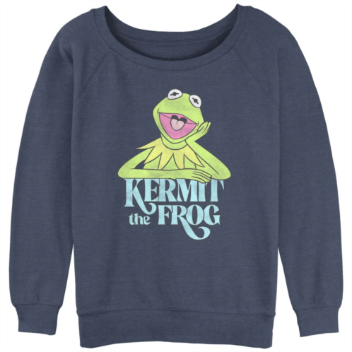 Disney Juniors Kermit The Frog Portrait Slouchy Terry Graphic Pullover