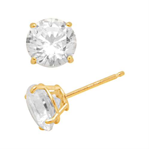 Renaissance Collection 10k Gold 1-ct. T.W.Stud Earrings - Made with Zirconia