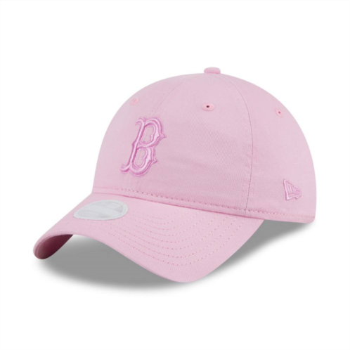 Womens New Era Boston Red Sox Fondant Pink 9TWENTY Adjustable Hat
