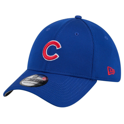 Mens New Era Royal Chicago Cubs Active Pivot 39THIRTY Flex Hat
