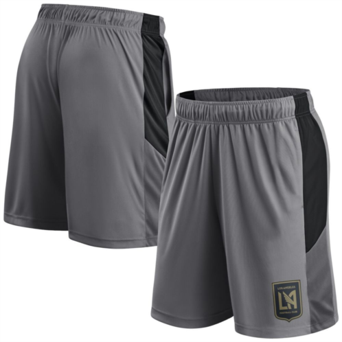 Unbranded Mens Fanatics Branded Gray LAFC Team Shorts