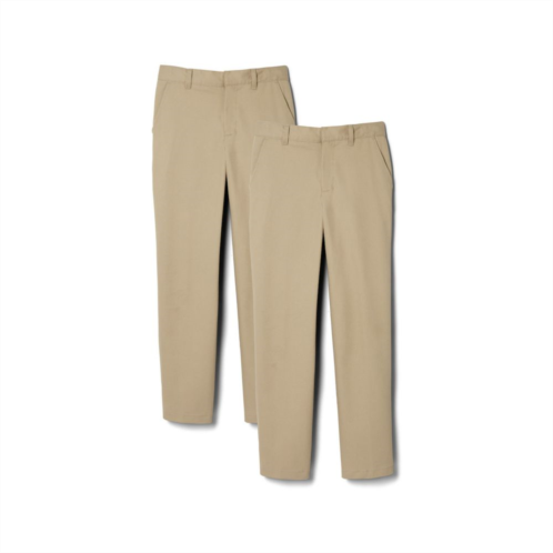 Boys 4-20 French Toast 2-pack Relaxed Fit Twill Pants