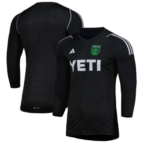 Unbranded Mens adidas Black Austin FC 2023 Goalkeeper Long Sleeve Replica Jersey