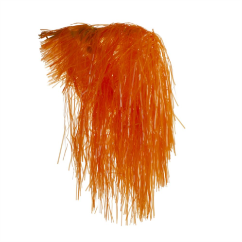 Christmas Central Orange Shiny Women Halloween Wig Costume Accessory - One Size
