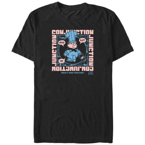 Licensed Character Mens Schoolhouse Rock! Conjunction Junction Graphic Tee