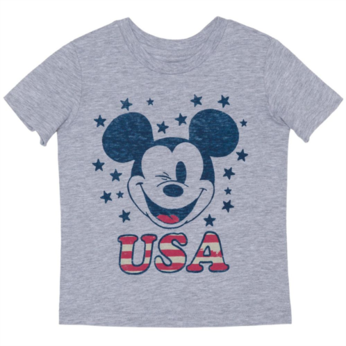 Licensed Character Disneys Mickey Mouse Toddler Boy Short Sleeve USA Tee