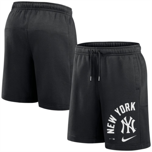 Mens Nike Black New York Yankees Arched Kicker Shorts