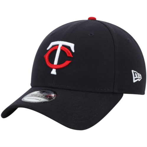 Mens New Era Navy Minnesota Twins League 9FORTY Adjustable Hat