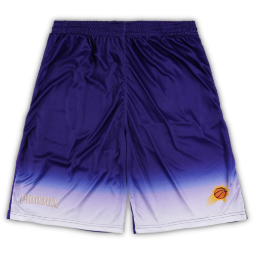 Unbranded Mens Fanatics Branded Purple Phoenix Suns Big & Tall Fadeaway Shorts
